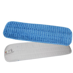 Frange microfibre bleu 40 cm