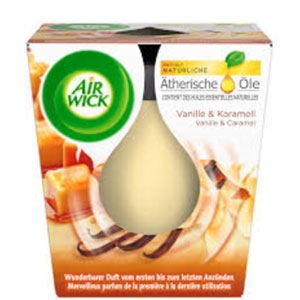 Bougie parfumée Air Wick Caramel Vanille 105gr