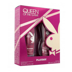 Playboy Women Queen Of The Game Déodorant Game 75ml, Gel douche 250ml