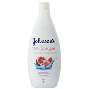Gel Douche Doux et Énergisant Johnson's 750 ml Pastèque et Roses