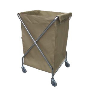 Chariot à linge sale pliable en X