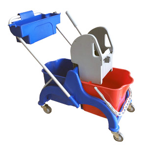 CHARIOT FAUBERT AVEC PANIER BLEU