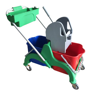 CHARIOT FAUBERT AVEC PANIER VERT