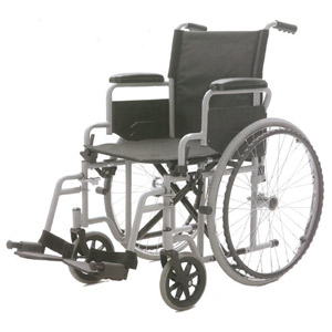 Fauteuil roulant universel Ã  pneu solide.