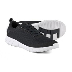 CHAUSSURE PROFESSIONNELLE NOIRE ET BLANCHE AVEC TECHNOLOGIE HEALTH TECH