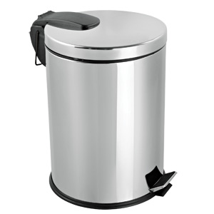 Poubelle Ã  pÃ©dale Inox