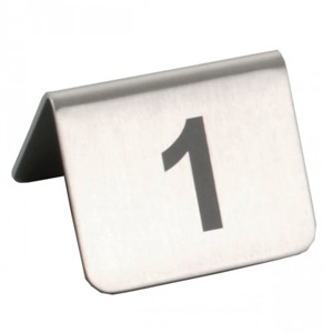Plaques numériques pour table 1-25