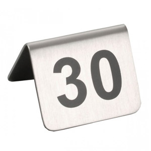 Plaques numériques pour table 26-50