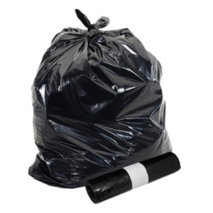 Sacs poubelle noir 30 l rouleau 20 sacs
