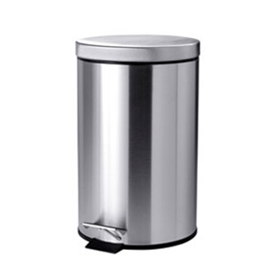 Poubelle inox 20 l avec pÃ©dale