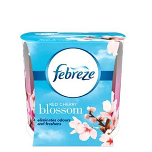 Bougie Parfumée Anti-Odeurs à la fleur de vanille de Febreze