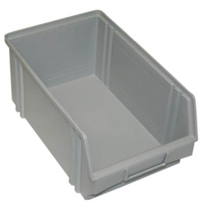 Bac à bec en plastique, empilable  -  Nº 105 - 305x460x180 mm