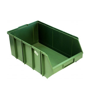 Bac à bec avec emboîtement en plastique, empilable  -  Nº B3 - 147x234x129 mm mm 