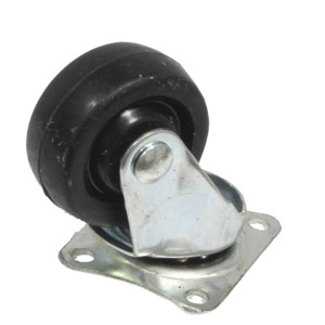 Roulette pivotante avec base, 40 mm