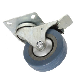 Roulette pivotante avec frein, 100 mm