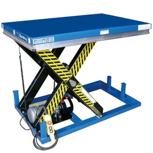 Table Ã©lÃ©vatrice ciseau Ã©lectrique de 2.000 kg hauteur rÃ©glable pour atteindre une position de travail agrÃ©able pour toutes les situations, en postes de montage, poste de contrÃ´le, poste dâemmagasinage etc. 