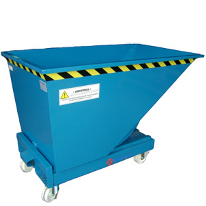 Conteneur pour le transport et le dÃ©versement de produits divers via un chariot Ã©lÃ©vateur. Grande variÃ©tÃ© dâaccessoires (couvercle, roues), structure Ã©tanche. 