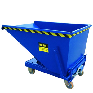 Benne pour le stockage, transport et le renversement facile de produits divers via un chariot Ã©lÃ©vateur. Grande variÃ©tÃ© dâaccessoires (couvercles, roues, cylindre hydraulique pour le renversement automatique), construction Ã©tanche. 