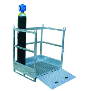 Structure pour 12 bouteilles de gaz , la solution idÃ©ale pour le stockage et le transport jusquâÃ  12 bouteilles.