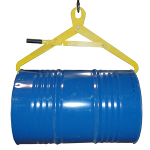 Pinces de levage horizontal ou verticale de fÃ»ts mÃ©talliques ou plastique de 220 litres et 55 litres, pas plus grand que 1.000 mm de hauteur et ne dÃ©passant pas 500 kg. 
