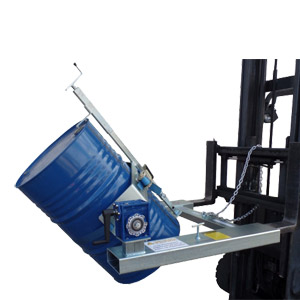 Retourneur de fÃ»ts pour chariot trÃ¨s utile pour manipuler, transporter et vider nâimporte quel fÃ»t en plastique en mÃ©tal, grand, petit , etc. 