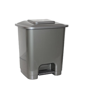 Poubelle Ã  pÃ©dale 10 l, grise