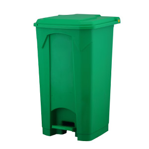 Collecteur à pédale 100 l pour tri selectif vert