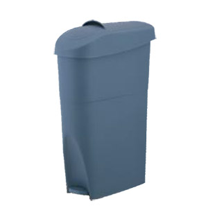 Conteneur hygiÃ©nique fÃ©minin avec pÃ©dale, gris