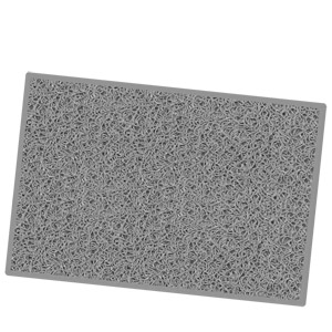Tapis vinyle, gris 40x70 cm